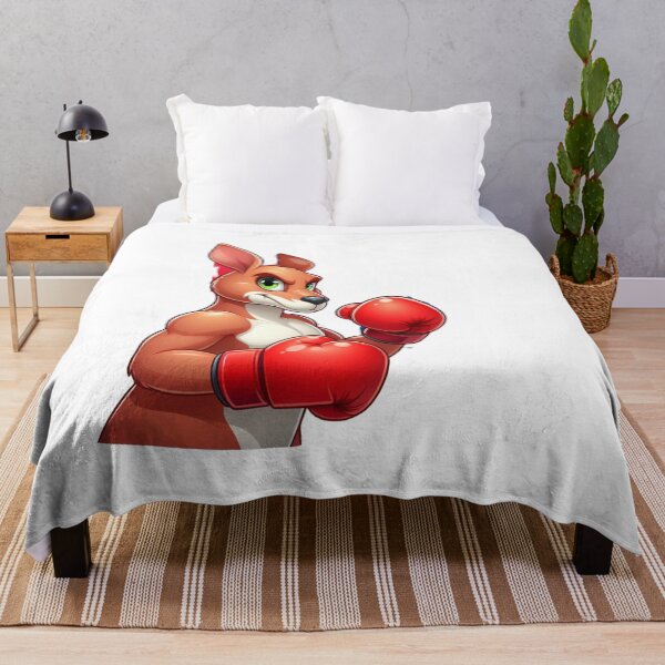 Item preview, Animated boxing kangaroo Childish Cute designed and sold by Martial-Art-23.