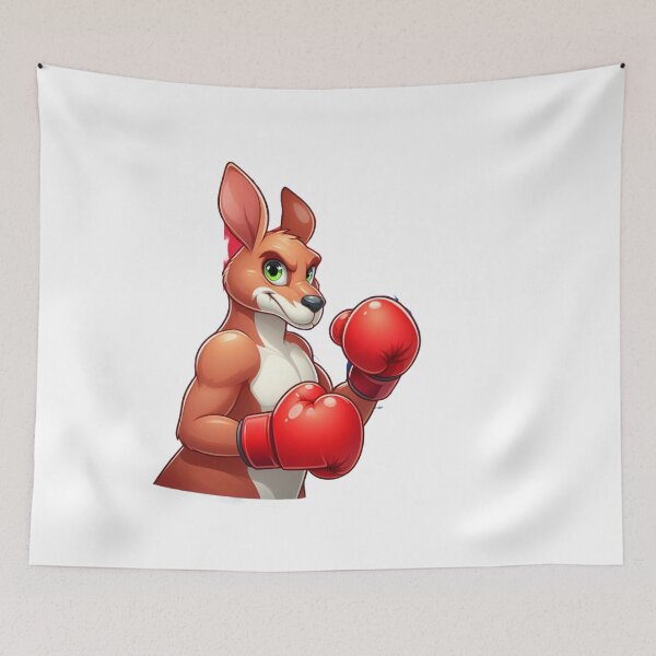 Item preview, Animated boxing kangaroo Childish Cute   designed and sold by Martial-Art-23.