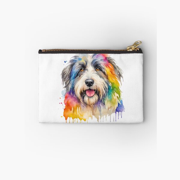 Item preview, Polish Lowland Sheepdog Watercolor Portrait designed and sold by Fredster1966.