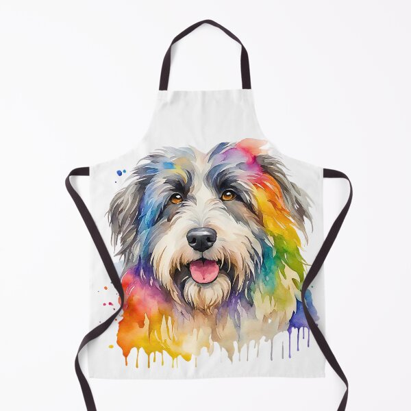 Item preview, Polish Lowland Sheepdog Watercolor Portrait designed and sold by Fredster1966.