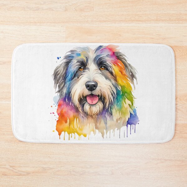 Item preview, Polish Lowland Sheepdog Watercolor Portrait designed and sold by Fredster1966.