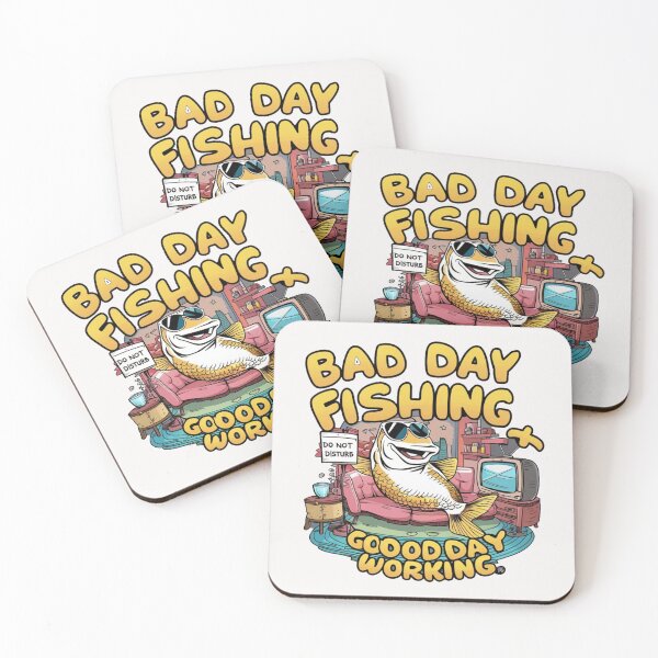 Item preview, Bad day fishing & Good day working designed and sold by HOMEDESIGNPRINT.