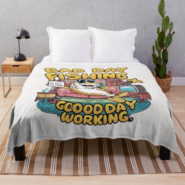Item preview, Bad day fishing & Good day working designed and sold by HOMEDESIGNPRINT.