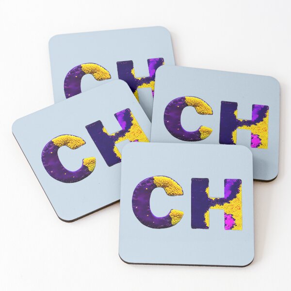 Item preview, letter CH, monogram. typography collage. ABC art. gift designed and sold by Minibubb.