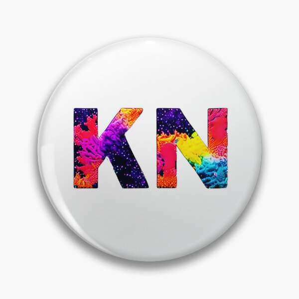 Artikelvorschau, Buchstabe KN, Monogramm. Typografie-Collage. ABC-Kunst. Geschenk entworfen und verkauft von Minibubb.