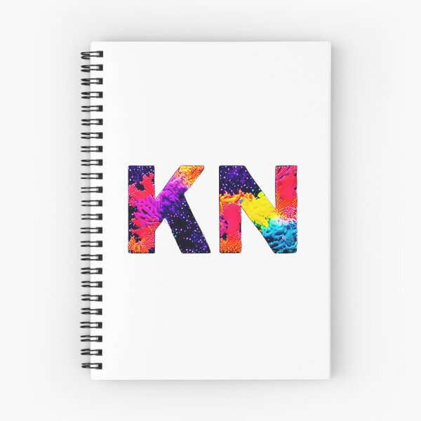 Item preview, letter KN, monogram. typography collage. ABC art. gift designed and sold by Minibubb.
