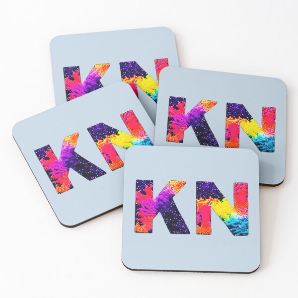 Item preview, letter KN, monogram. typography collage. ABC art. gift designed and sold by Minibubb.