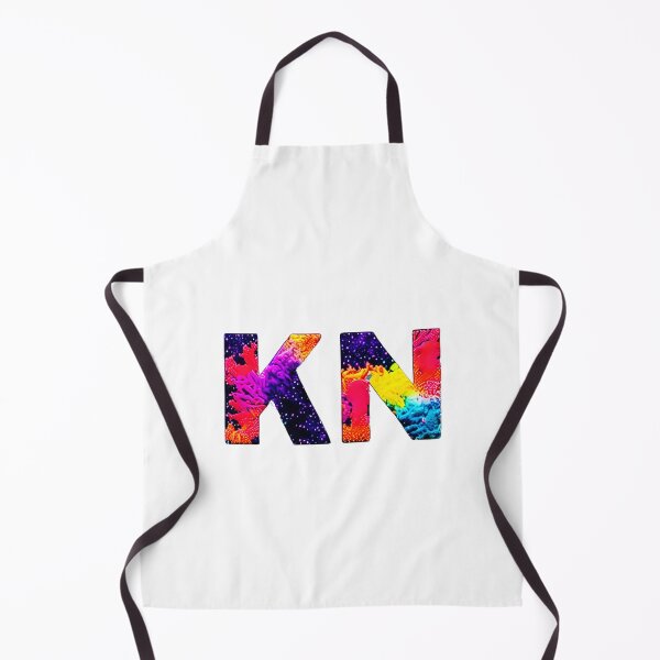 Item preview, letter KN, monogram. typography collage. ABC art. gift designed and sold by Minibubb.
