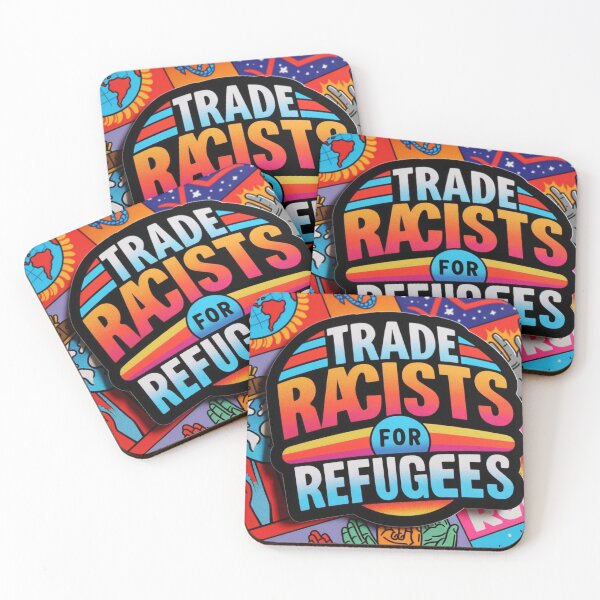 Item preview, Comercio de racistas por refugiados designed and sold by Blink Art Studio.
