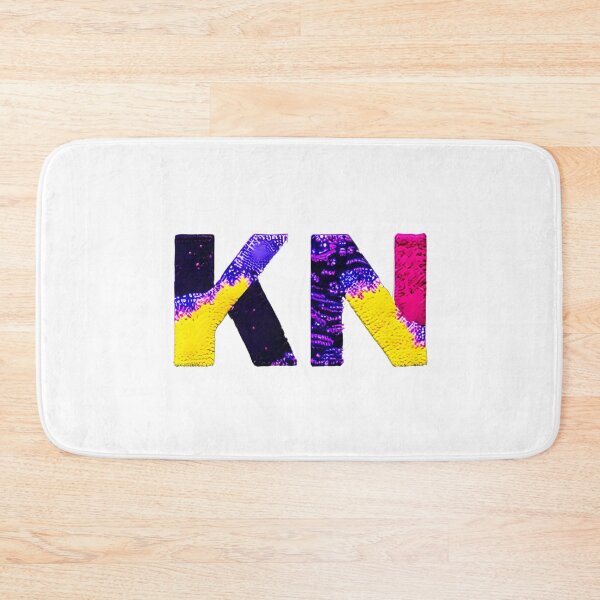 Item preview, letter KN, monogram. typography collage. ABC art. gift designed and sold by Minibubb.