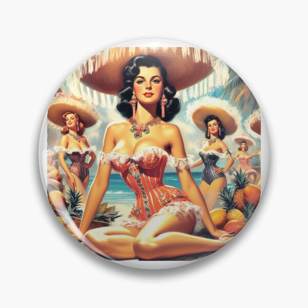 Item preview, Vintage Beauty Pin-up designed and sold by PulpVintage.