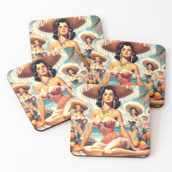 Artikelvorschau, Vintage Beauty Pin-up entworfen und verkauft von PulpVintage.