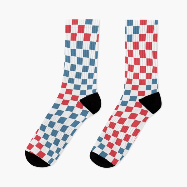 Item preview, Red, White and Blue Checkerboard Print designed and sold by Pickle Wicked Designs.