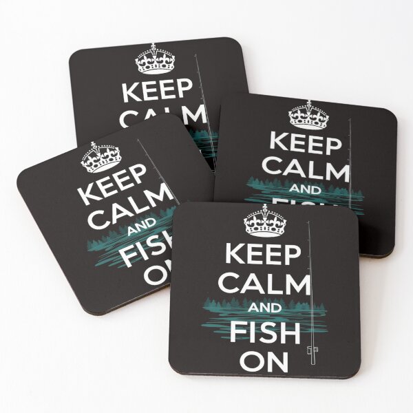 Item preview, Keep Calm and Fish On designed and sold by HOMEDESIGNPRINT.