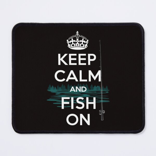 Item preview, Keep Calm and Fish On designed and sold by HOMEDESIGNPRINT.