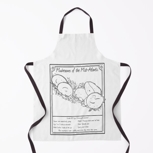 Item preview, Mushrooms of the Mid-West Coloring Page: Scarlet Elf Cup Mushroom designed and sold by Cherie Brunetti.