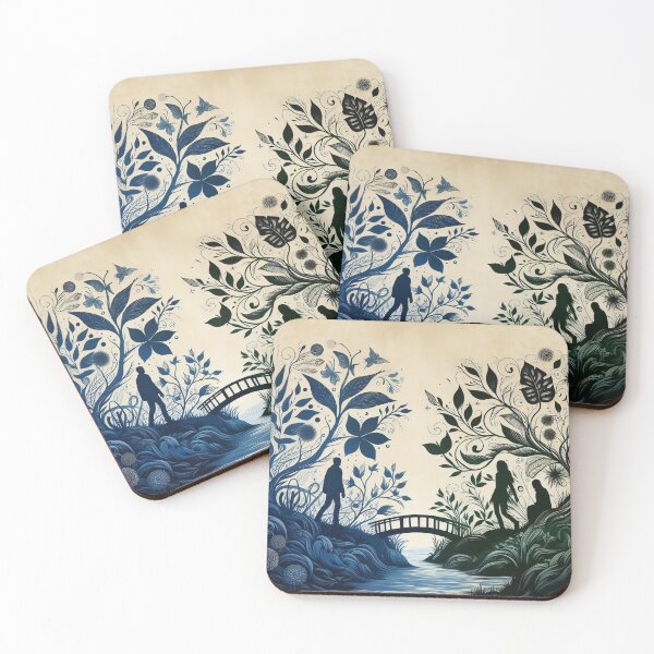 Item preview, Whimsical Nature's Embrace on Mystical Riverside Journey designed and sold by ArtComixHaven.
