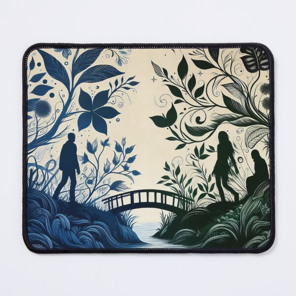 Item preview, Whimsical Nature's Embrace on Mystical Riverside Journey designed and sold by ArtComixHaven.