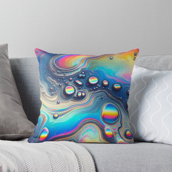 Aperçu de l'œuvre Nappe de pétrole argentée avec reflets arc-en-ciel créée et vendue par Tlemus9.