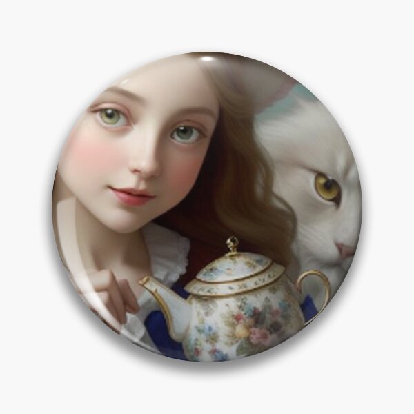 Item preview, Classic Alice In Wonderland and Cat  designed and sold by TheDarkWardrobe.