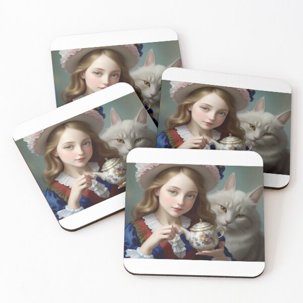 Item preview, Classic Alice In Wonderland and Cat  designed and sold by TheDarkWardrobe.