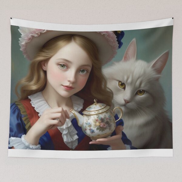 Item preview, Classic Alice In Wonderland and Cat  designed and sold by TheDarkWardrobe.