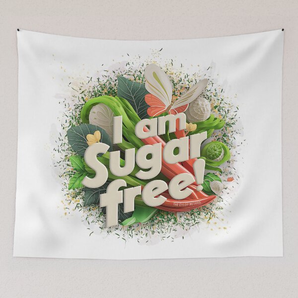 Item preview, I am sugar free! designed and sold by SweetEnough.