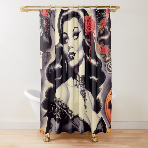 Vista previa del artículo con la obra «Mujer De Halloween De La Vendimia», diseñado y vendido por PulpVintage.