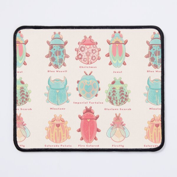 Item preview, Beetle Species Illustration with Names designed and sold by evybenita.