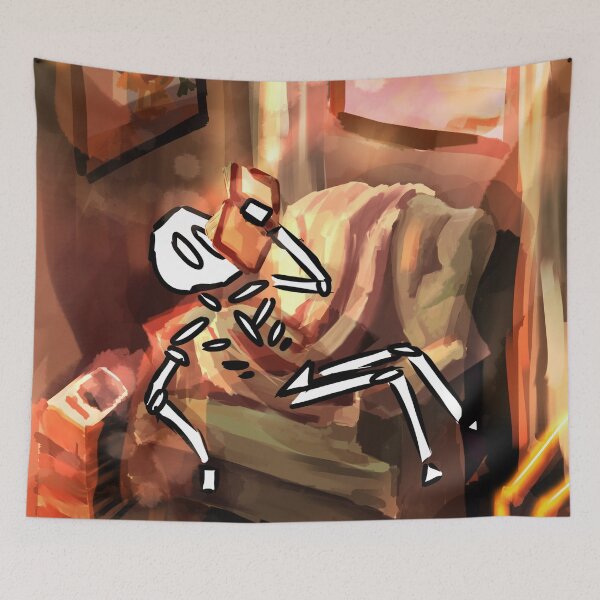 Item preview, #023 Skeleton’s Cosy Night In designed and sold by Jasmine Froley.