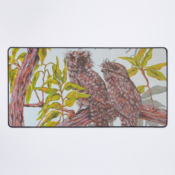Item preview, Two Tawny Frogmouth Birds Perched on Branch designed and sold by Judi Parkinson.