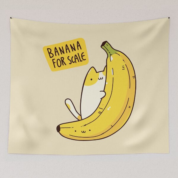 Item preview, Cat Banana For Scale designed and sold by SweetClicks123.