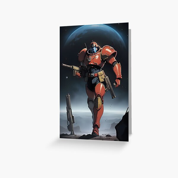 Artikel-Vorschau von Space Marine auf dem Mond, designt und verkauft von eyzz25.