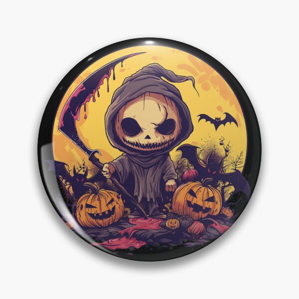 Item preview, Happy Halloween.Kawaii Pumpkins and Bats. designed and sold by elnexshop.