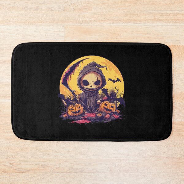 Item preview, Happy Halloween.Kawaii Pumpkins and Bats. designed and sold by elnexshop.