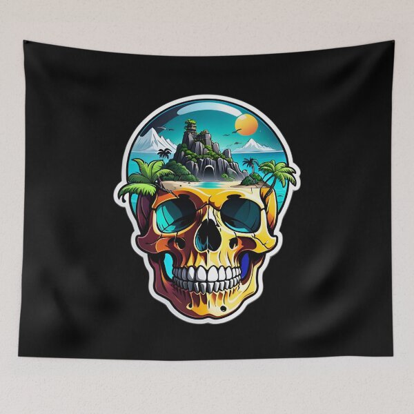 Item preview, Skull Island Tropical Adventure designed and sold by TheArtOfPat.