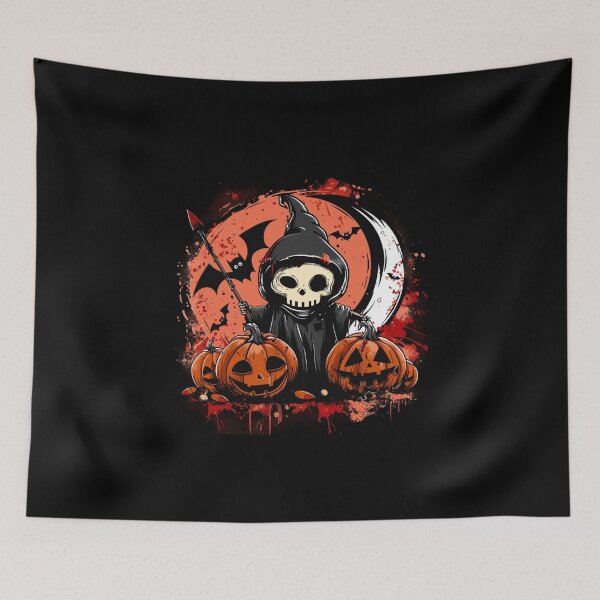 Item preview, Vintage Pumpkin Scene Happy Halloween designed and sold by elnexshop.
