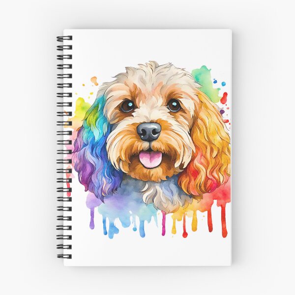 Item preview, Cockapoo Watercolor Portrait designed and sold by Fredster1966.