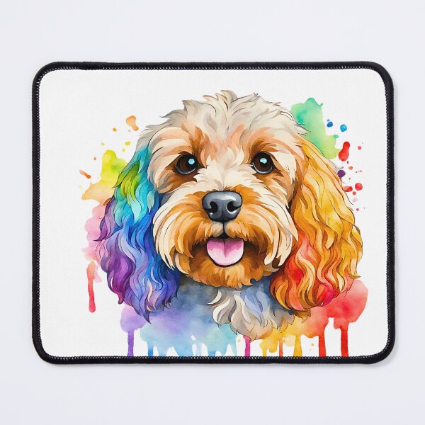 Item preview, Cockapoo Watercolor Portrait designed and sold by Fredster1966.