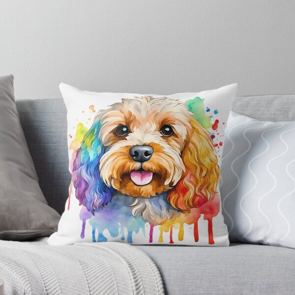 Item preview, Cockapoo Watercolor Portrait designed and sold by Fredster1966.