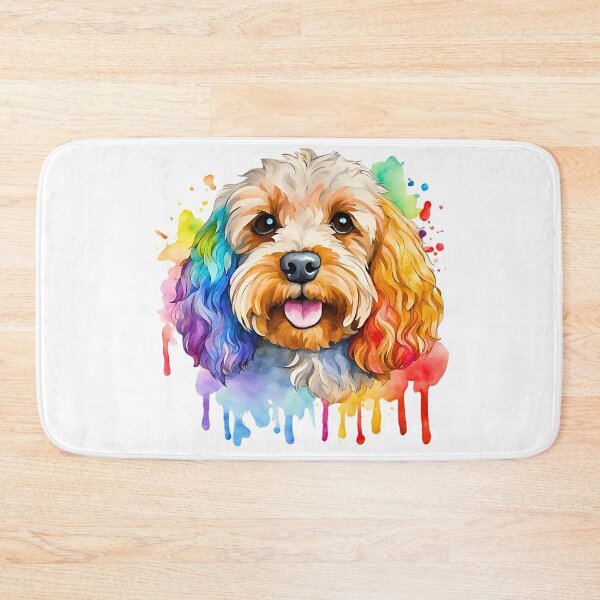 Item preview, Cockapoo Watercolor Portrait designed and sold by Fredster1966.