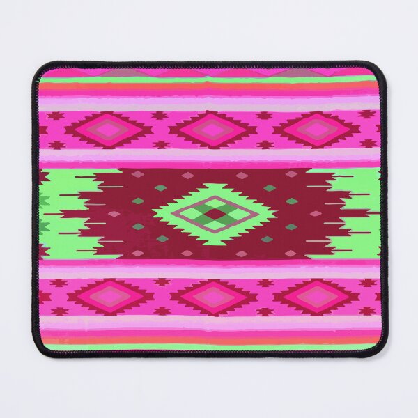 Item preview, Hot pink southwest flair dopamine dressing maximalist folk art boho chic decor designed and sold by T-Mex.