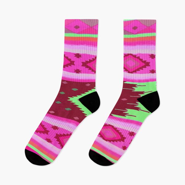 Item preview, Hot pink southwest flair dopamine dressing maximalist folk art boho chic decor designed and sold by T-Mex.