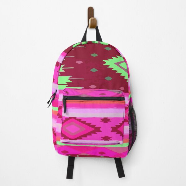 Item preview, Hot pink southwest flair dopamine dressing maximalist folk art boho chic decor designed and sold by T-Mex.