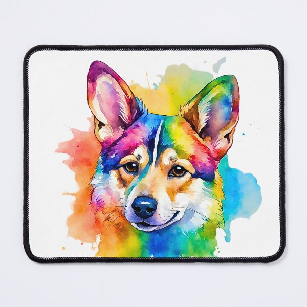 Item preview, Swedish Vallhund Watercolor Portrait designed and sold by Fredster1966.
