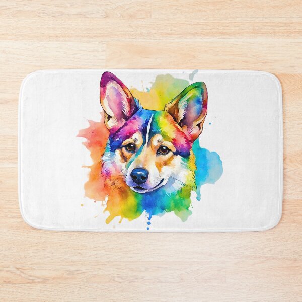Item preview, Swedish Vallhund Watercolor Portrait designed and sold by Fredster1966.
