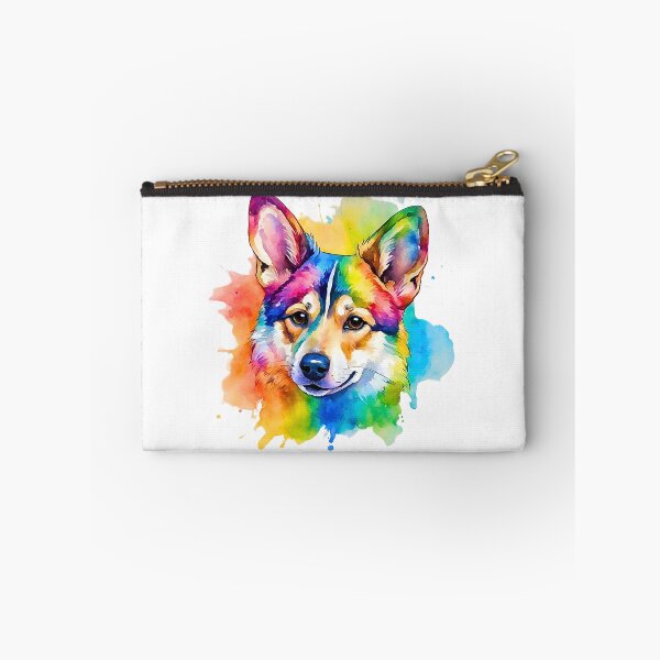 Item preview, Swedish Vallhund Watercolor Portrait designed and sold by Fredster1966.