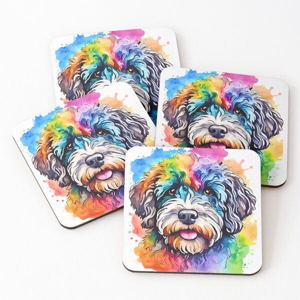 Item preview, Portuguese Waterdog Watercolor Portrait designed and sold by Fredster1966.