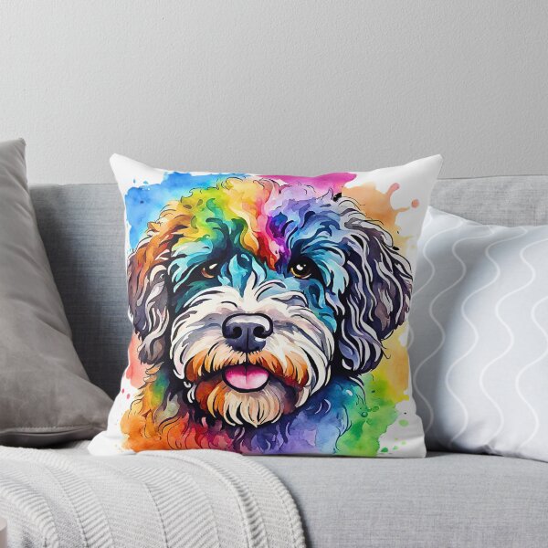 Item preview, Retrato de acuarela de perro de agua portugués designed and sold by Fredster1966.