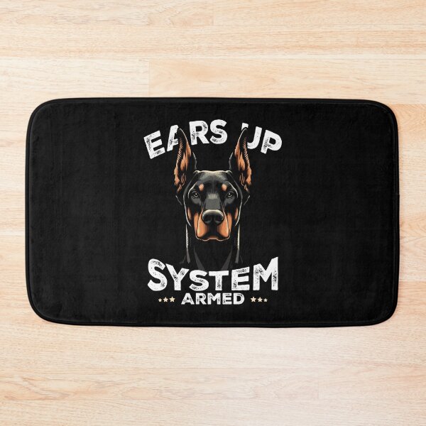 Item preview, Funny American Doberman Ears Up System for Armed Pet Dog Lovers Gift designed and sold by JUSTBEELEGANT.